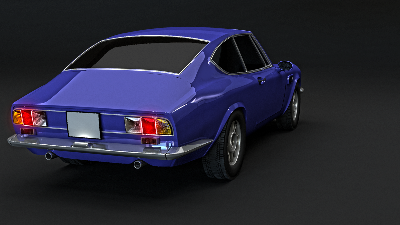 Fiat dino 2000 - Моё, Длиннопост, Fiat, 3D моделирование