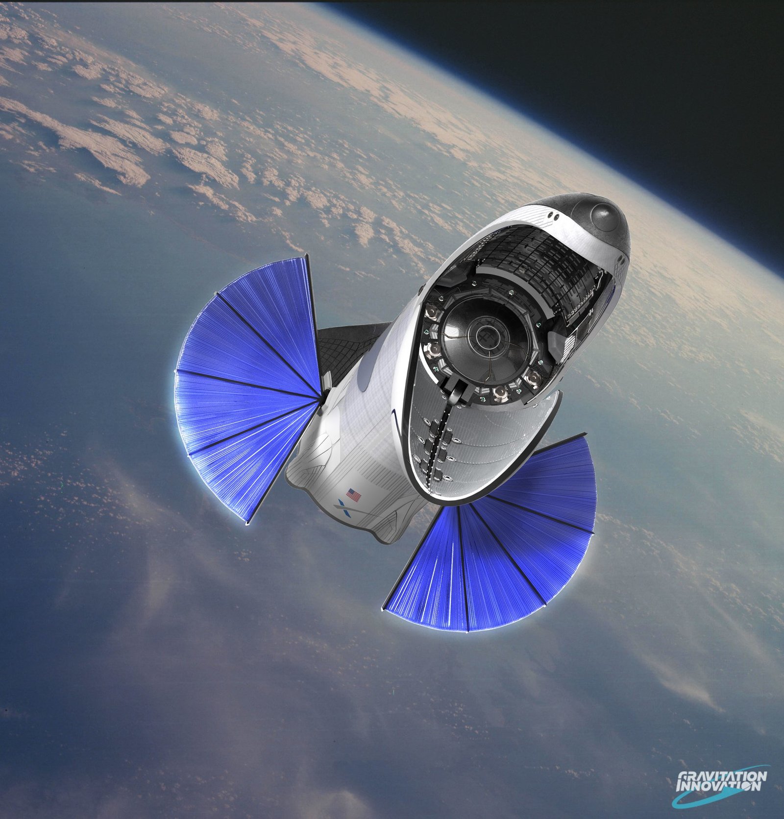 High quality BFR render. - , Spacex, Elon Musk, Space, Rocket, Falcon 9, Falcon heavy, Longpost, 