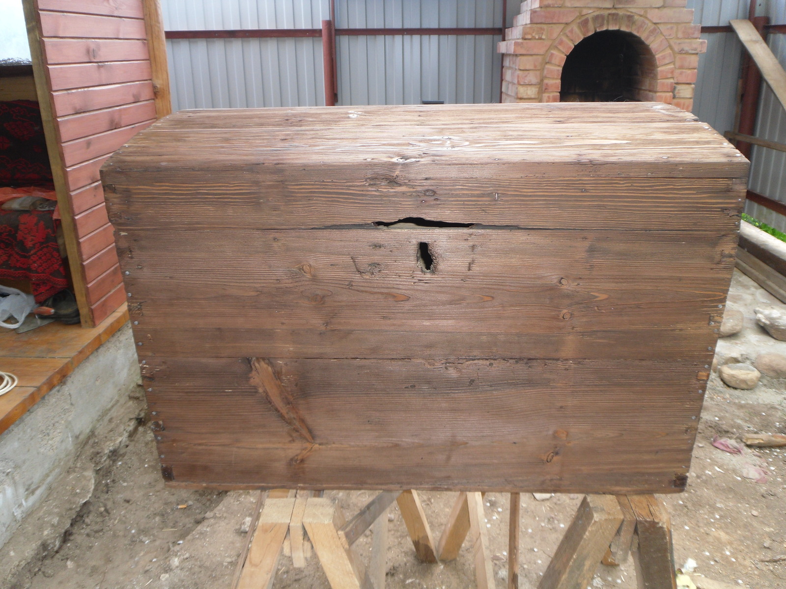 Chest restoration - My, Box, Tree, Old man, With your own hands, , Koufar, , Longpost