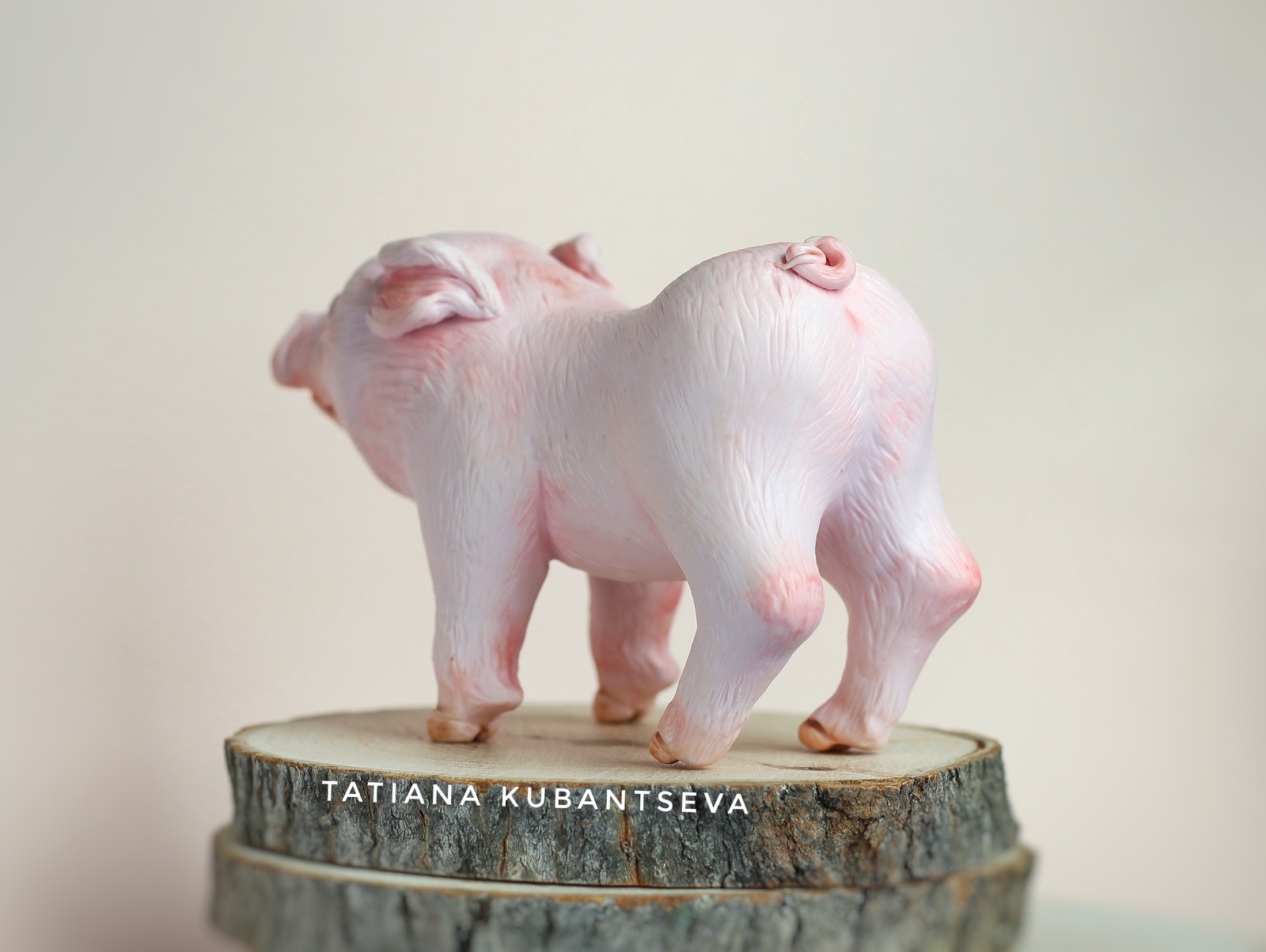 Model of a pig made of polymer clay. - My, Polymer clay, Handmade, Soap, Piglets, Chinese New Year, Longpost