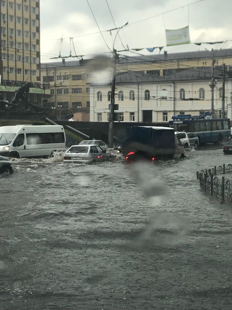 А у нас во дворе... 2.07.2018 - Погода, Град, Дождь, Длиннопост