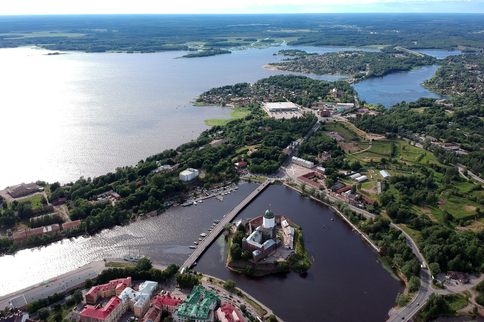 Vyborg - My, Vyborg, Aerial photography, DJI Spark, Photosphere, Панорама, Tag, Longpost