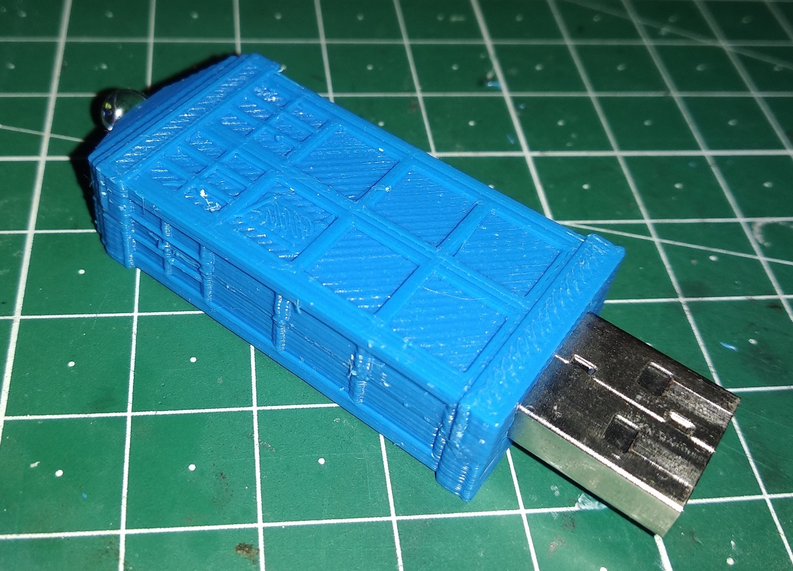 Flash drive tardis - My, TARDIS, Flash drives, 3D печать, Soldering iron, Longpost