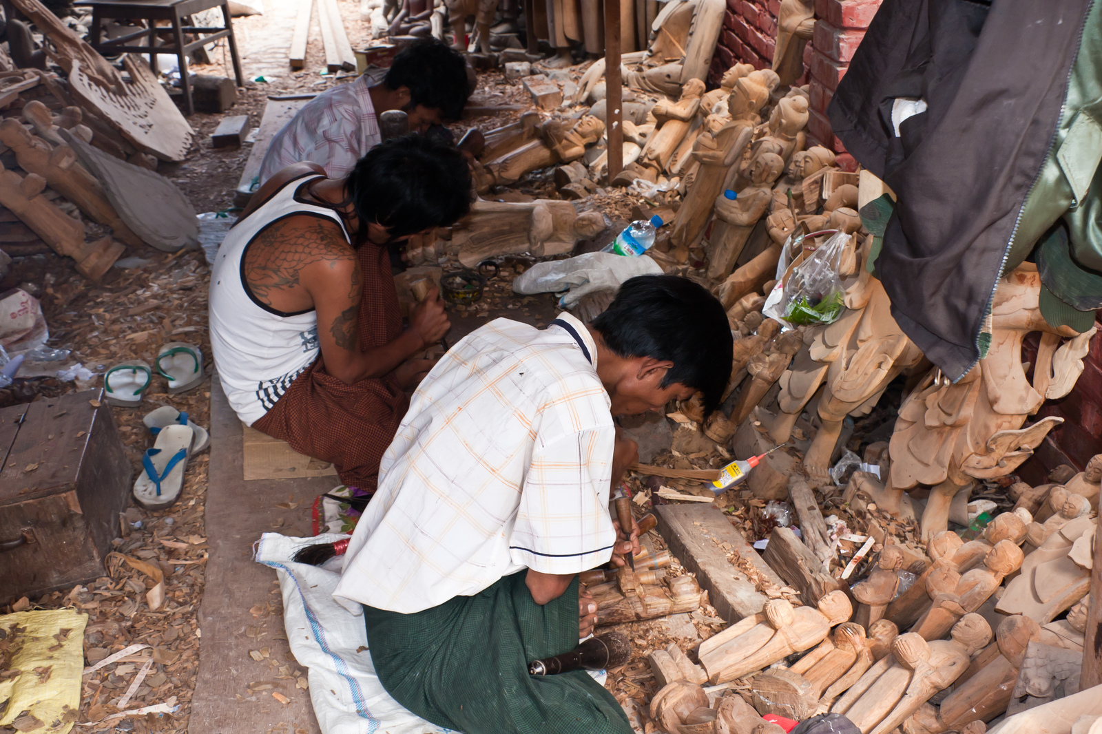 This is where Buddhas are born - My, Myanmar, Buddha, Mandalay, , Manufacturing, Longpost