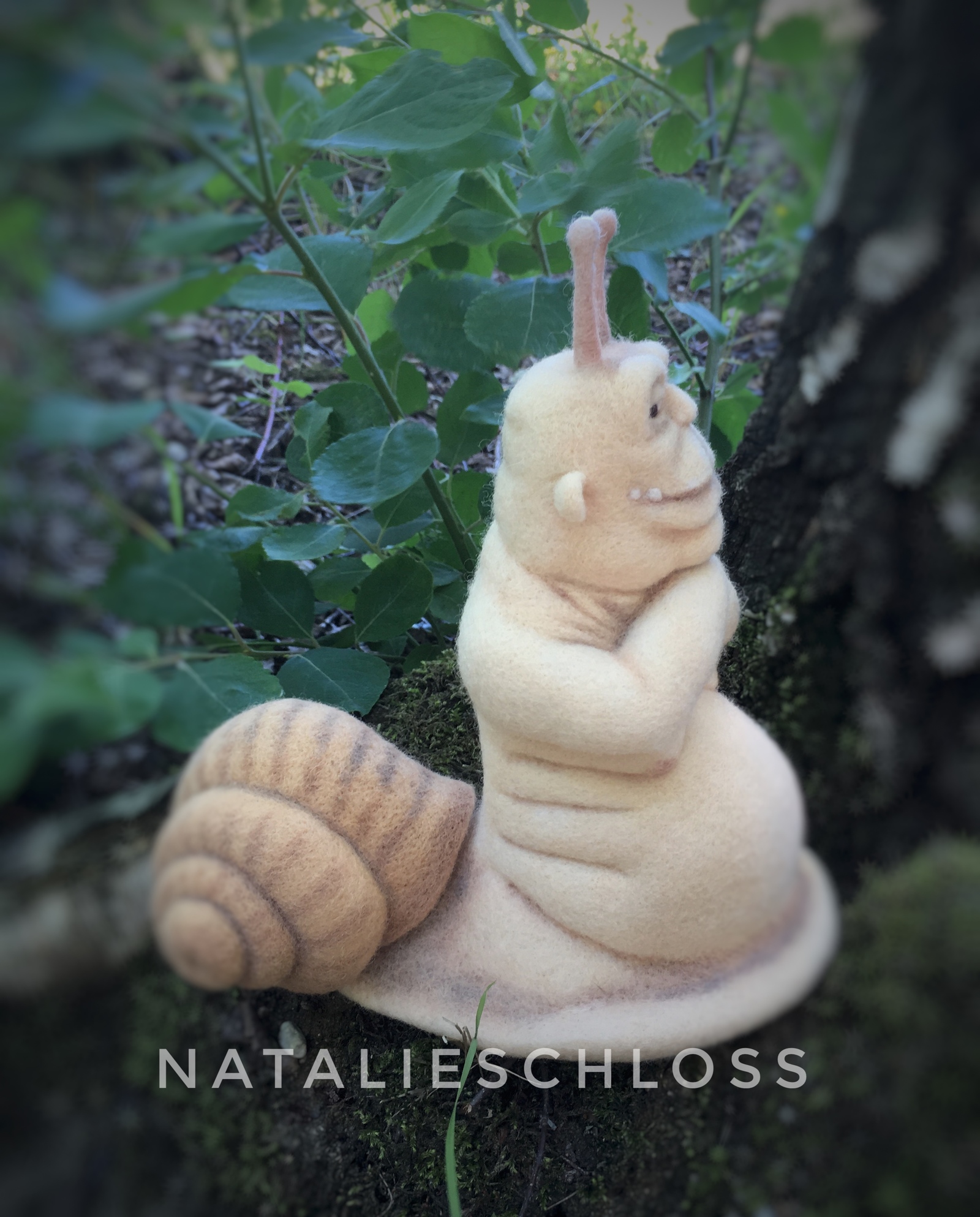 snail god) - My, Snail, Needlework without process, Hobby, Dry felting, Creative crisis, Longpost