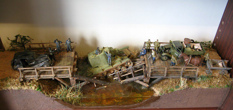 Didn't calculate - Modeling, The Great Patriotic War, Longpost, Diorama