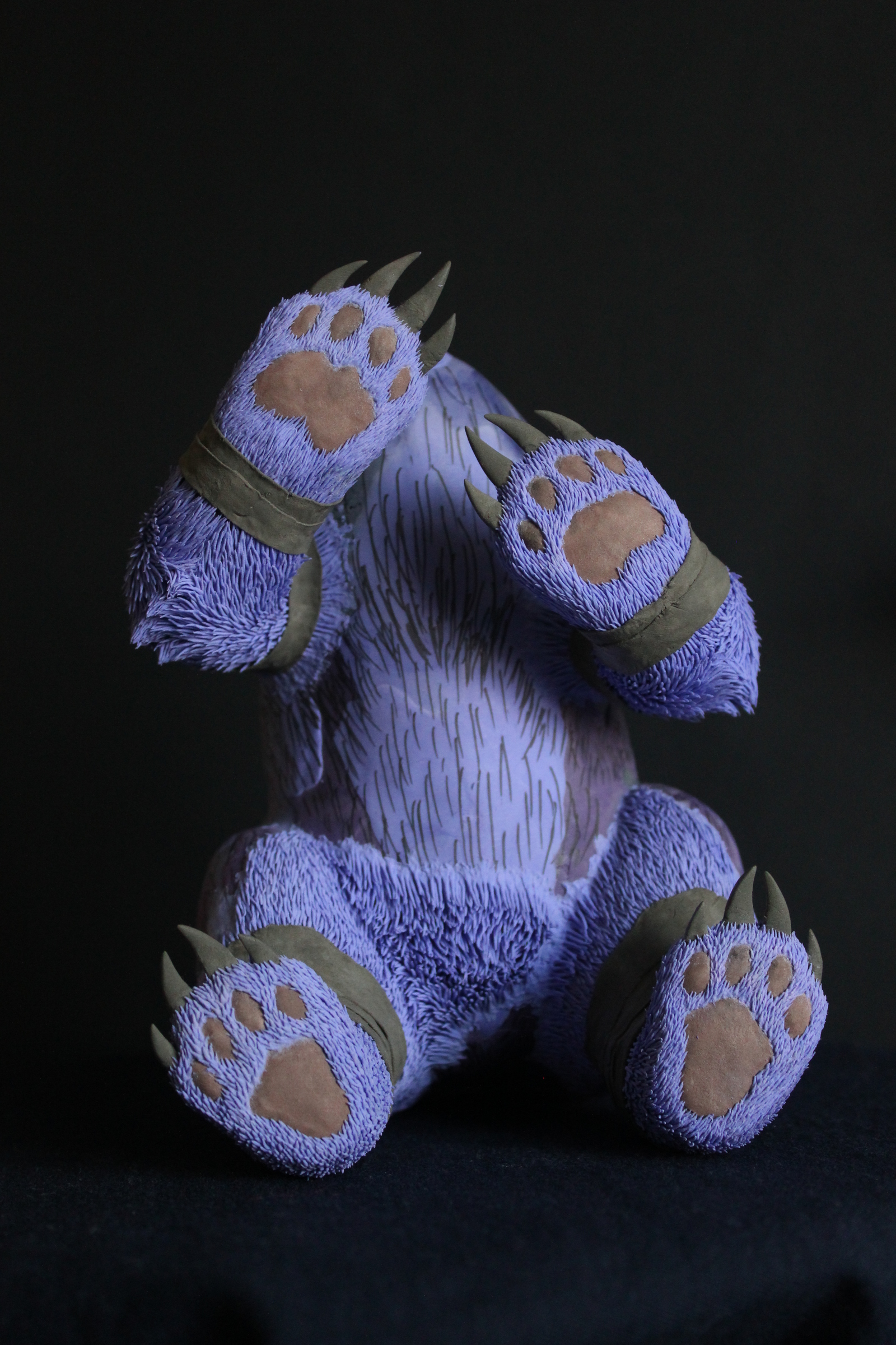 Guardian Druid (Claws of Ursoc skin) - My, Druid, Wow, World of warcraft, Figurine, Handmade, Bear, Warcraft, Longpost, Figurines, The Bears