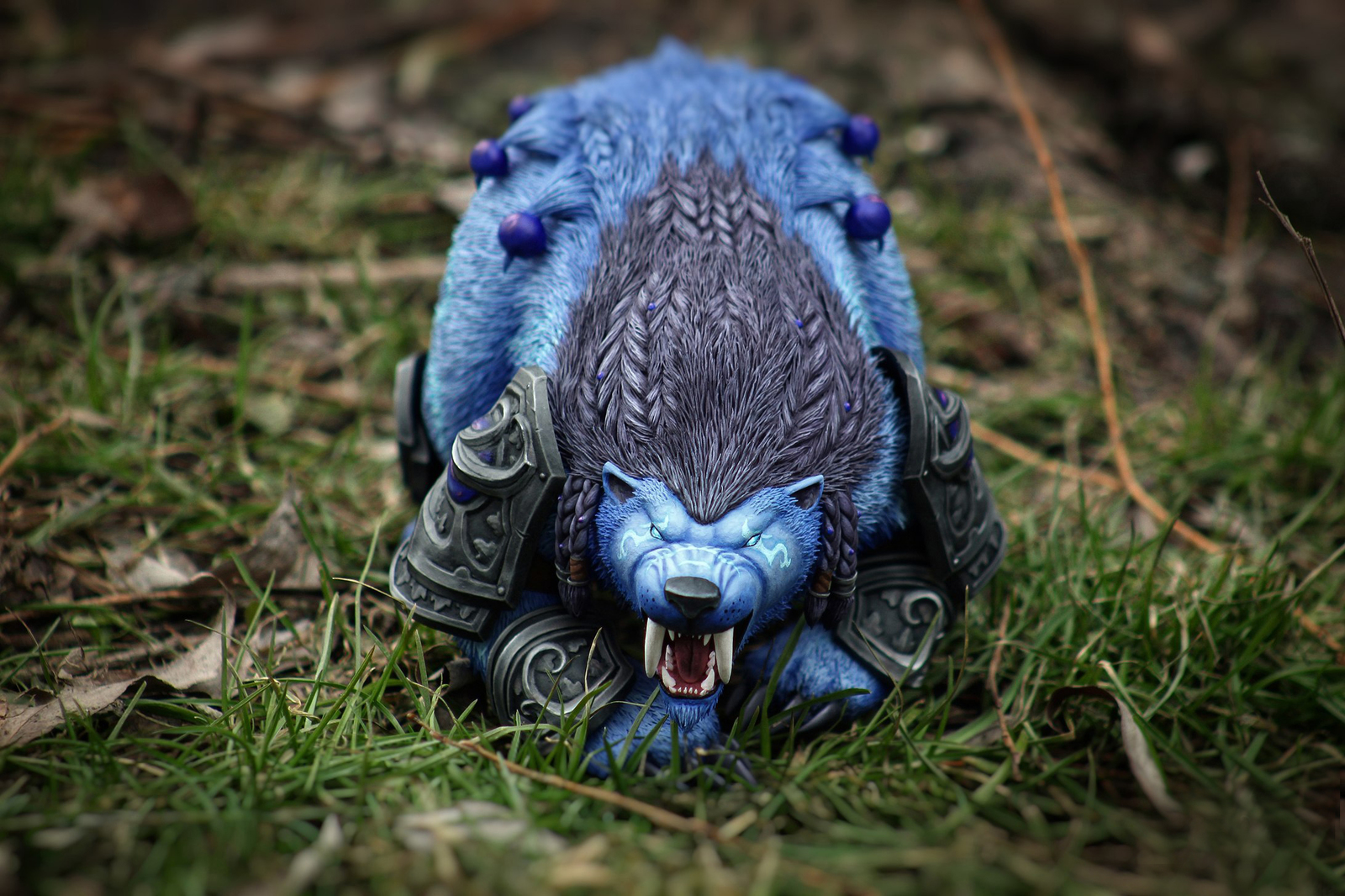 Guardian Druid (Claws of Ursoc skin) - My, Druid, Wow, World of warcraft, Figurine, Handmade, Bear, Warcraft, Longpost, Figurines, The Bears