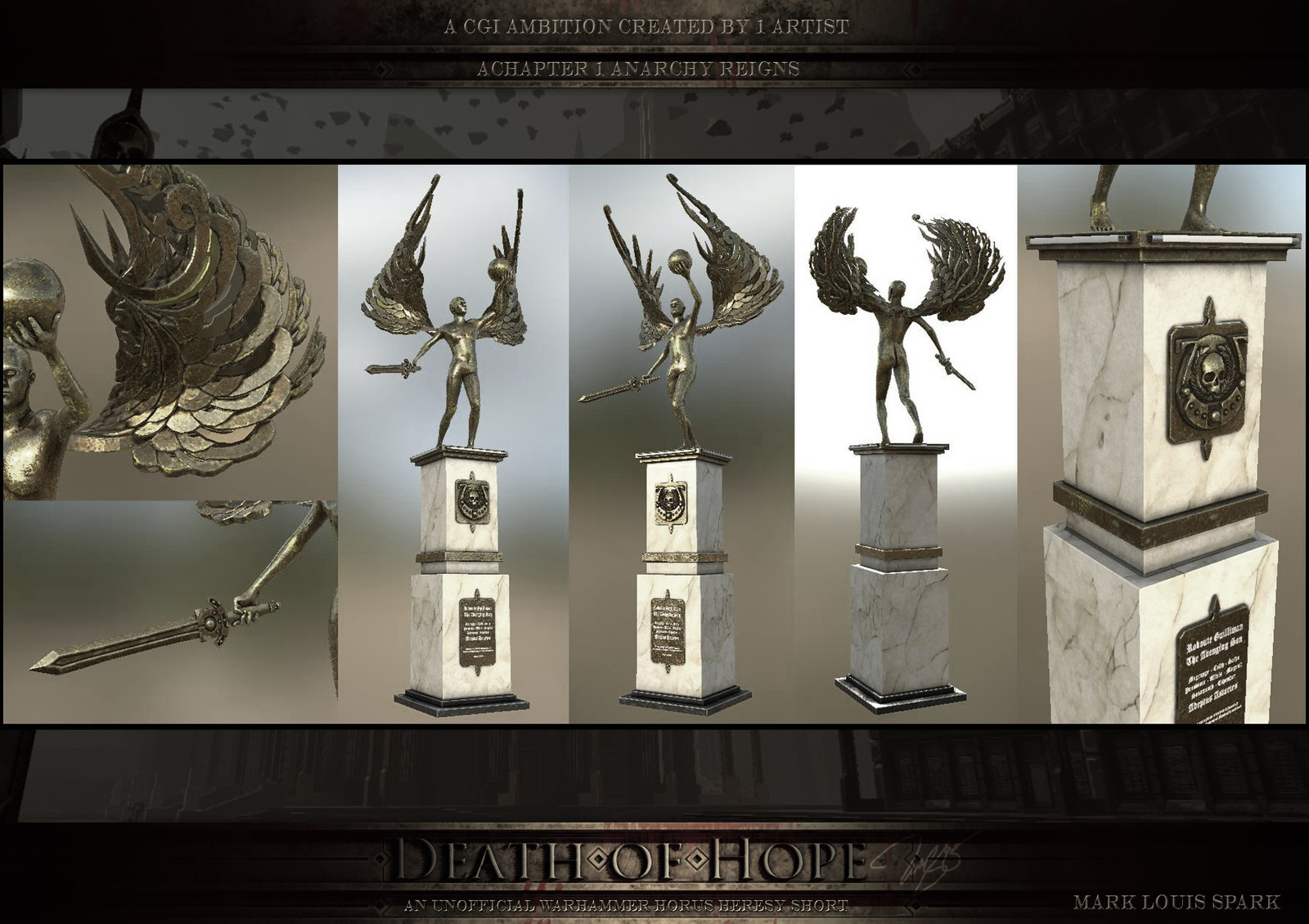 Several concepts for the fan-made Death of Hope - Warhammer 30k, Horus heresy, Death of Hope, Wh Art, Longpost