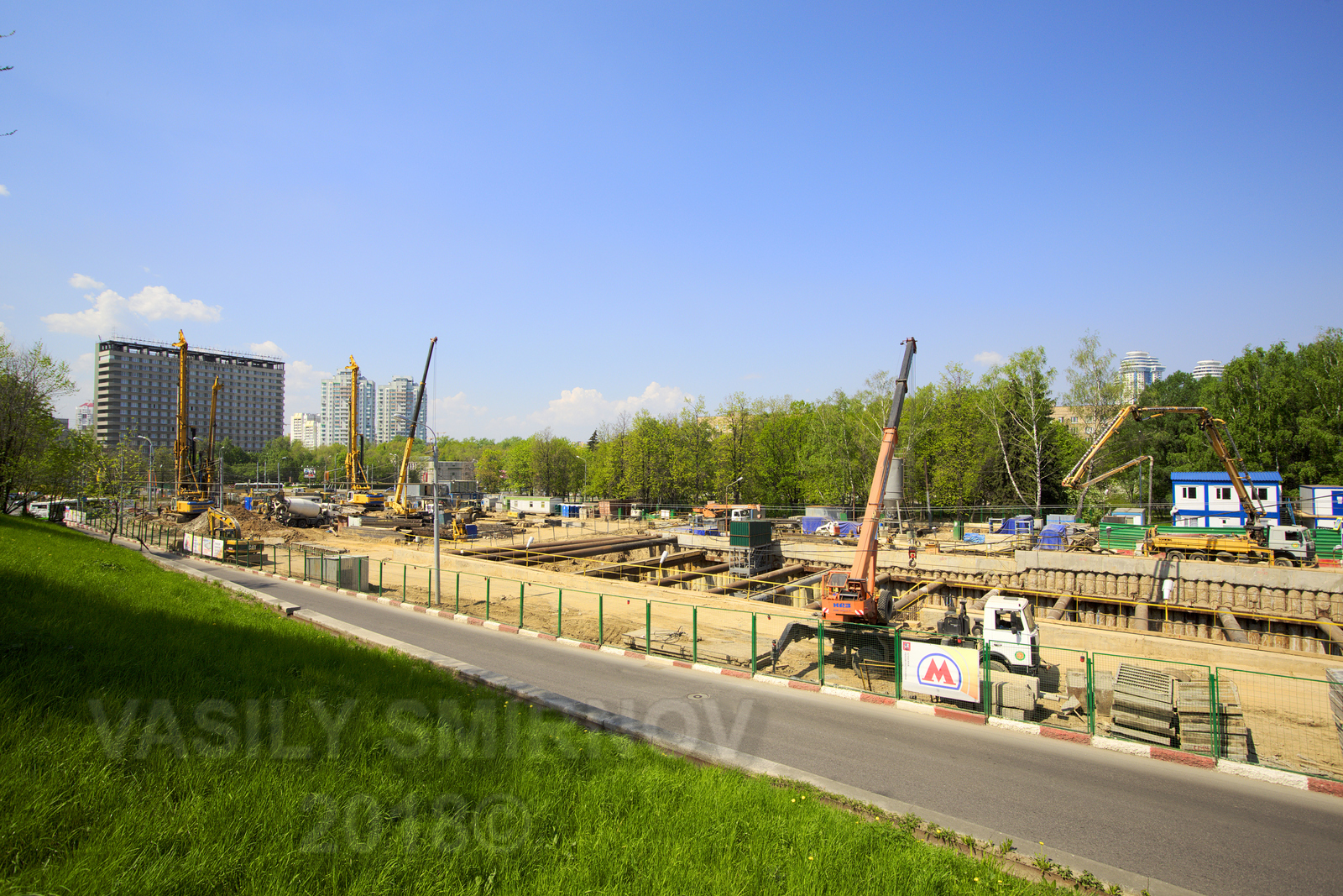 Строительство станции метро Ломоносовский пр-т (Москва) - Моё, Метро, Ломоносовский проспект, Строительство, Длиннопост