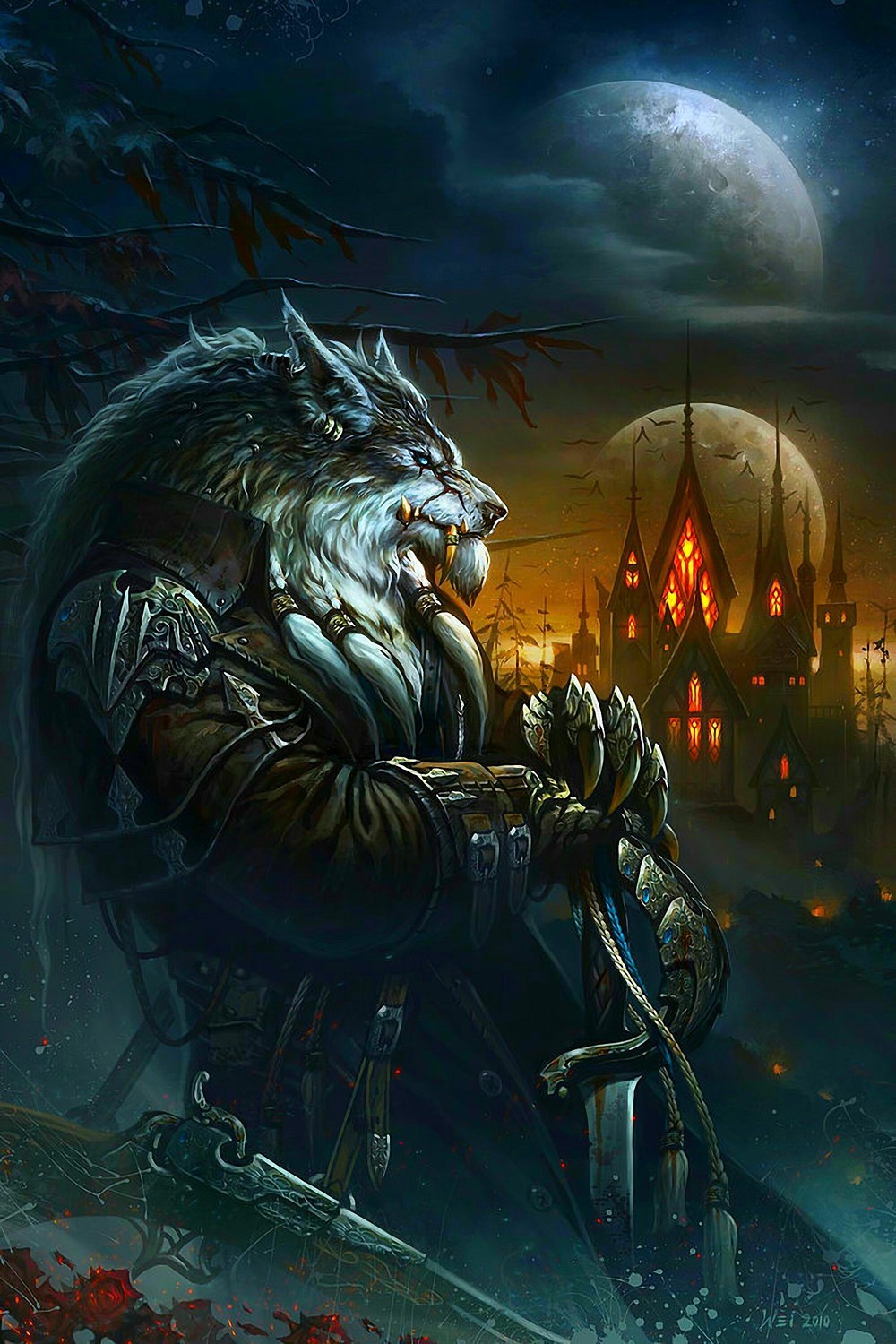 Genn Greymane - Генн Седогрив, Арт, World of Warcraft