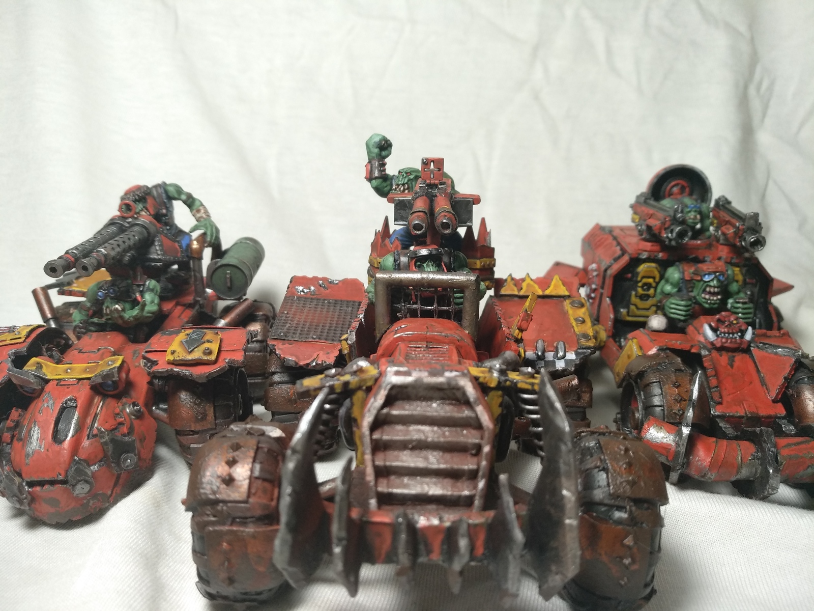 Warhammer 40k and the continuation of the collection of the army of orcs. - My, Warhammer 40k, Orcs, Wh miniatures, Painting miniatures, Desktop wargame, , Waaagh!, Longpost