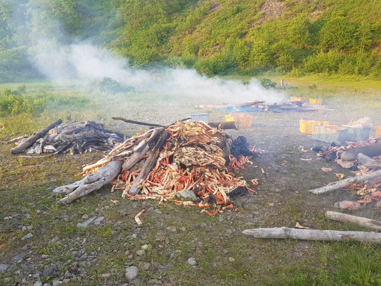 А тем временем в Магадане началось - Магаданская область, Краб, Рыба, Рыбалка, Длиннопост, Браконьеры