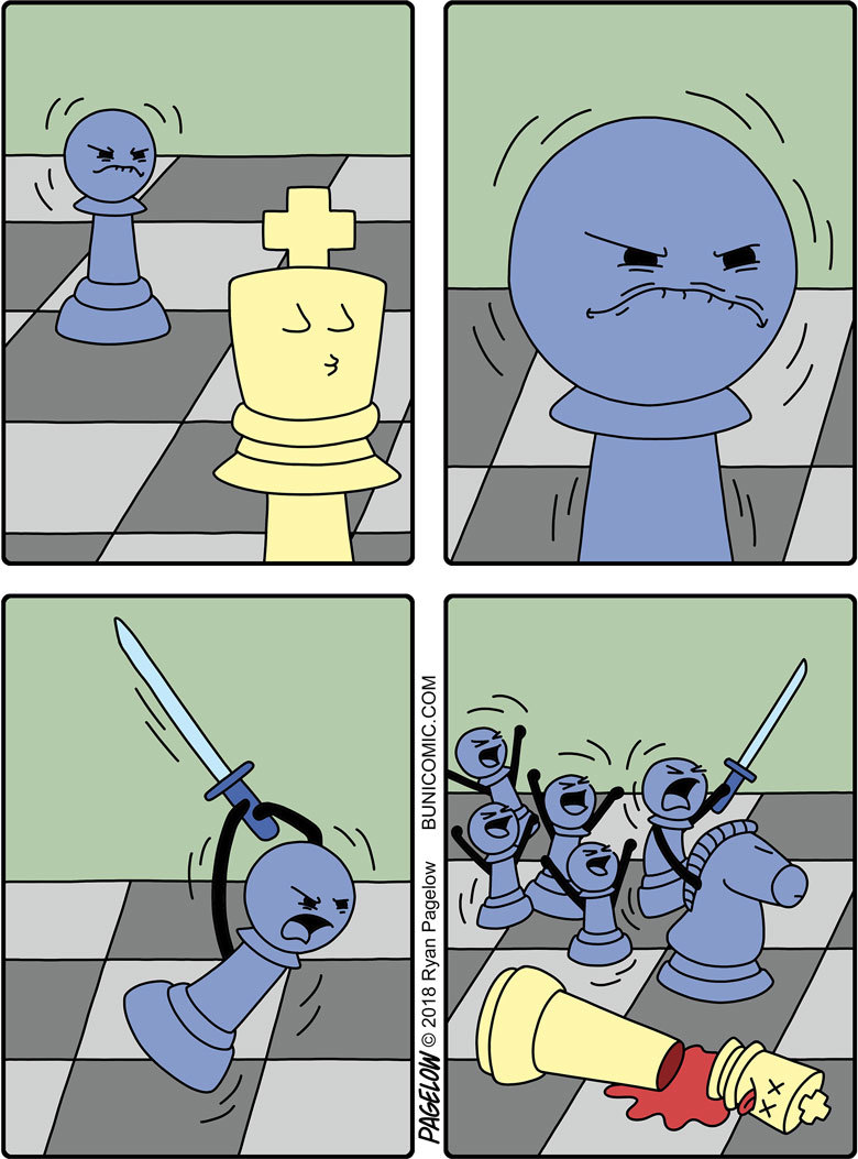 Overthrow - Buni, Pagelow, Death, Chess, Comics