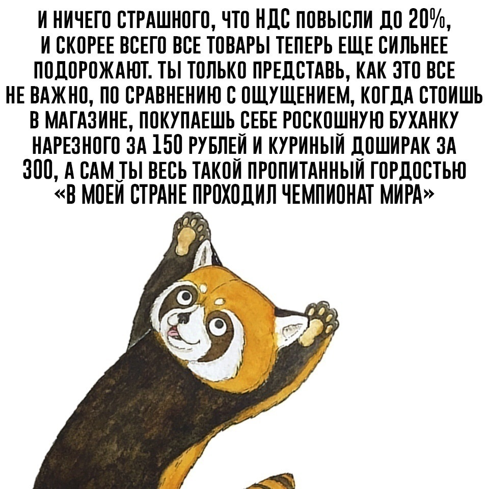 О наболевшем
 - Чемпионат мира, Футбол, Панда, Пенсия, НДС, Налоги, Деньги, Длиннопост