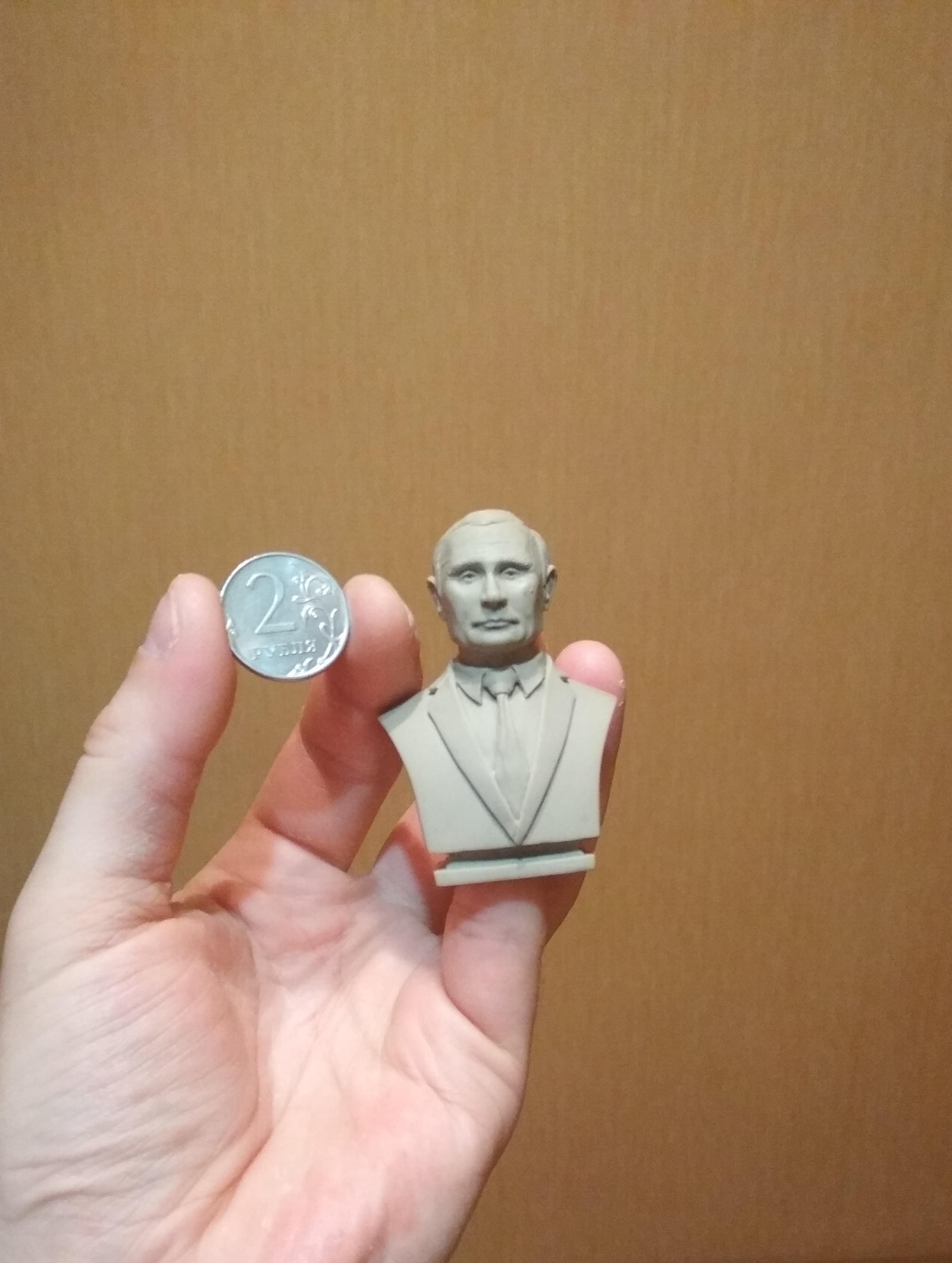 Comrades - My, My, Sculpture, Polymer clay, Handmade, Vladimir Putin, Lenin, Stalin, Supersculpey, Longpost