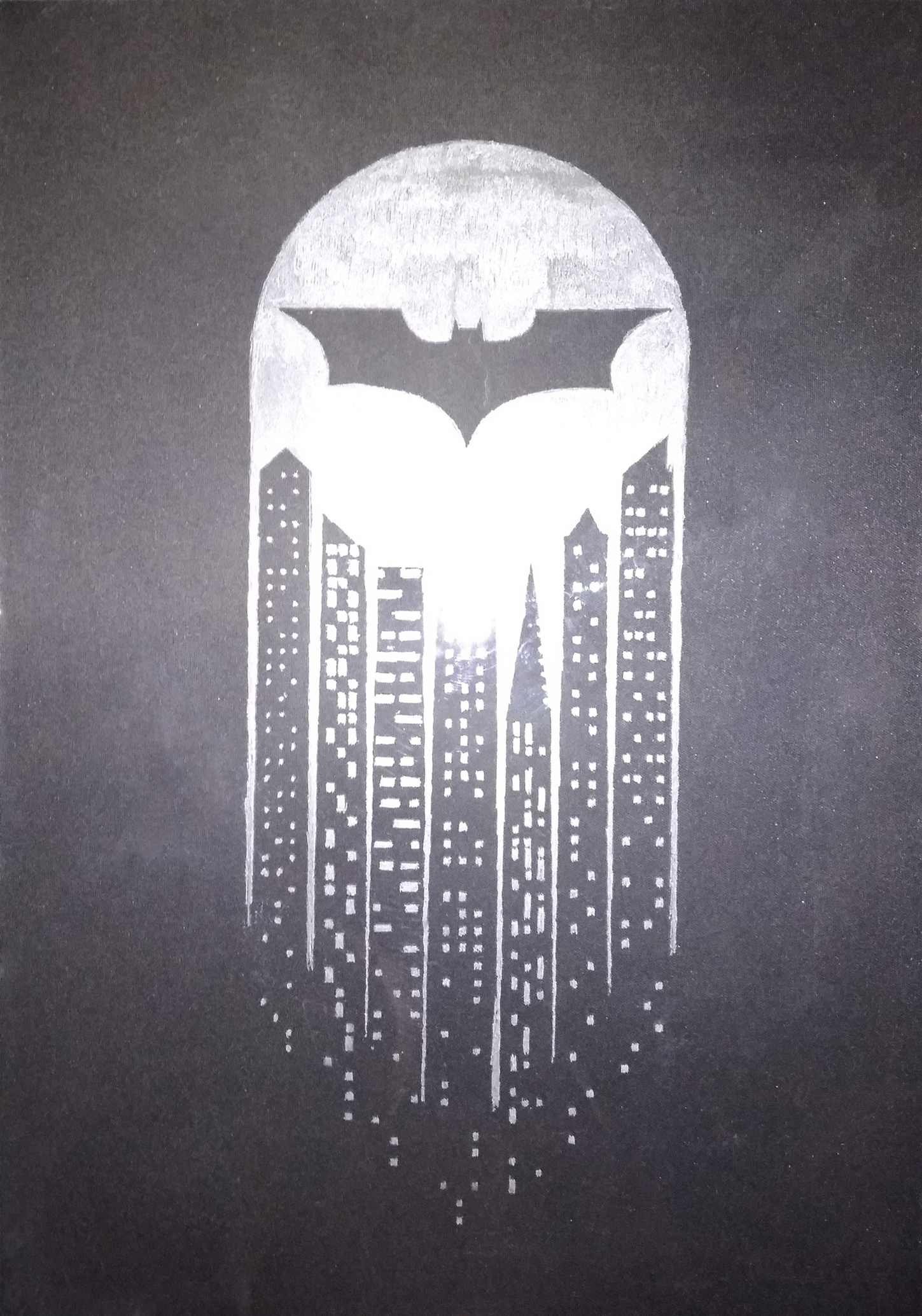 glass engraver - My, Engraver, Glass, Engraving, Batman