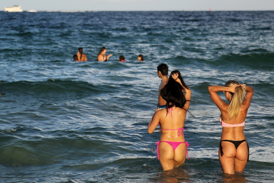 Miami Beach - USA, Ocean, Town, Beach, Miami Beach, Longpost