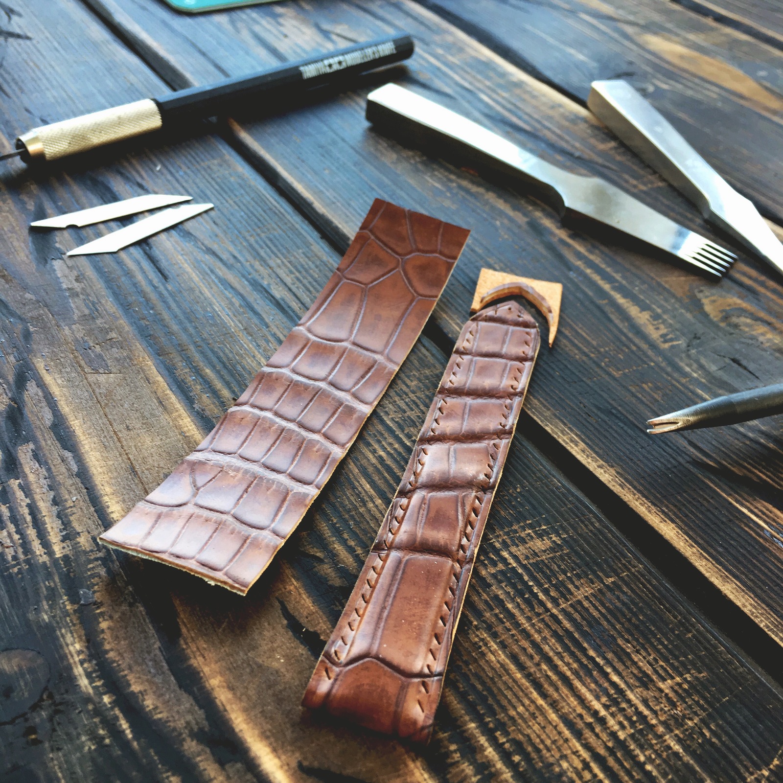 Watch straps for pikabuggers with a 20% discount. Gratitude. - My, Strap, Leather, Natural leather, Leather products, , Longpost