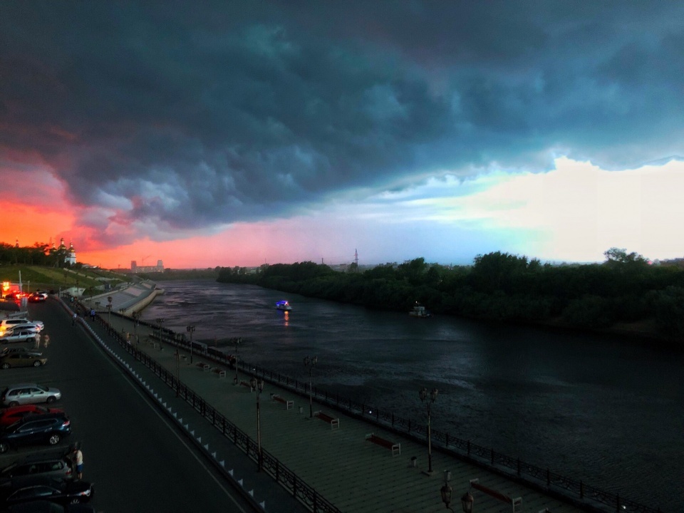 Terribly beautiful. - The photo, Tyumen, Thunderstorm, Element, beauty, Longpost