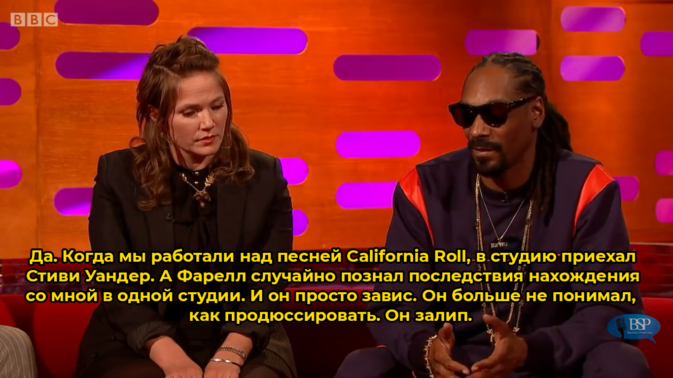 Snoop Dogg on recording Bush album [s17e07] | Aired May 22, 2015 - My, The Graham Norton Show, Snoop dogg, , Bsp Studio, Storyboard, Longpost