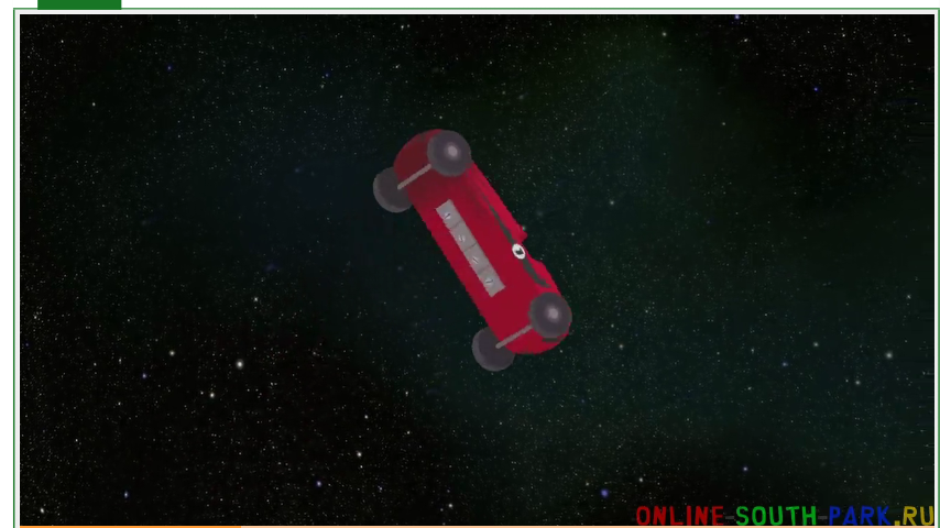 About a red convertible in space) - Elon Musk, South park, Prediction