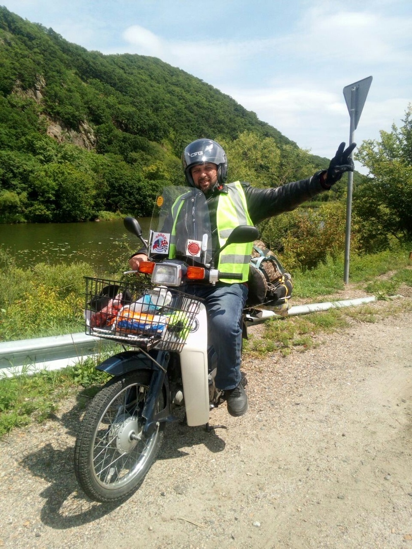 Travelers #2 Khabarovsk - Moto, Travel across Russia, Beard, Moped, Longpost