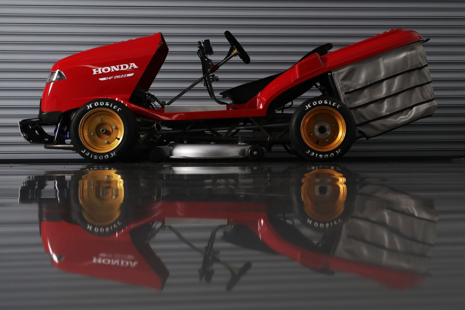 Infernal lawn mower with a maximum speed of 230 km/h! - Honda, Lawn mower, Rekor, Race, Speed, Tuning, Longpost