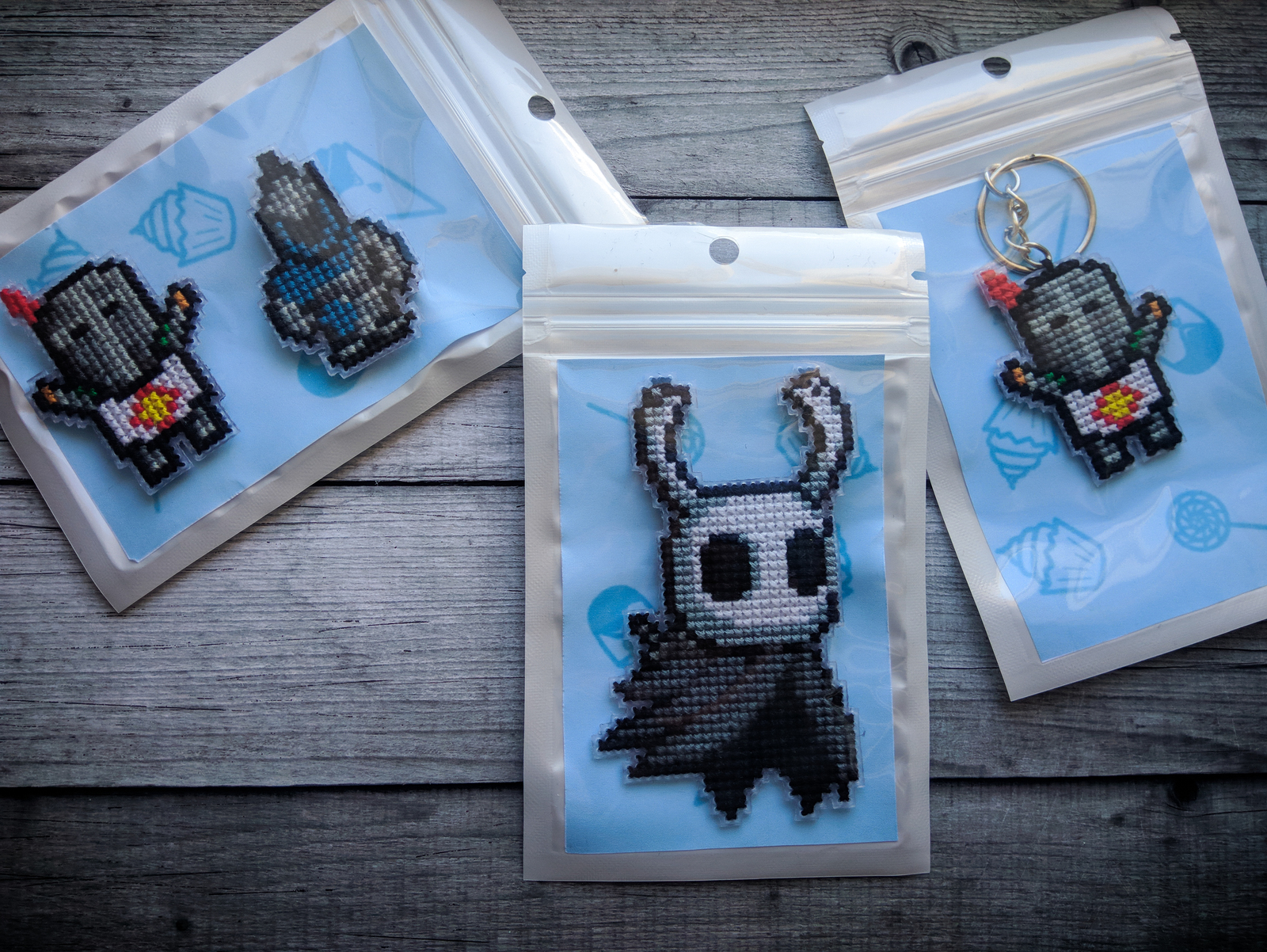 Soler from Astora and beyond - My, Handmade, Handmade, Needlework without process, Dark souls, Hollow knight, Solaire of astora, Knight Artorias, Longpost