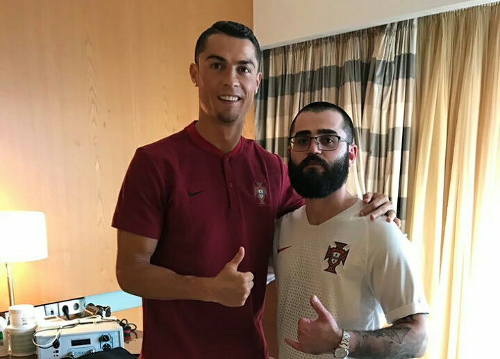 The story of the guy who cut the hair of Cristiano Ronaldo during the 2018 World Cup - Cristiano Ronaldo, 2018 FIFA World Cup, Barber, Sportsru, Стрижка, Longpost, Barbershop