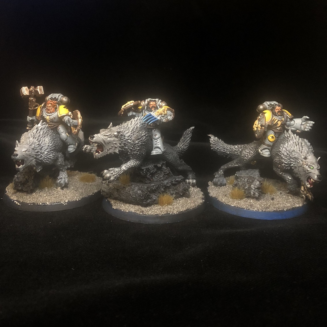 Волчки на волчках - Моё, Wh miniatures, Space wolves, Wh painting, Хобби, Adeptus Astartes, Длиннопост