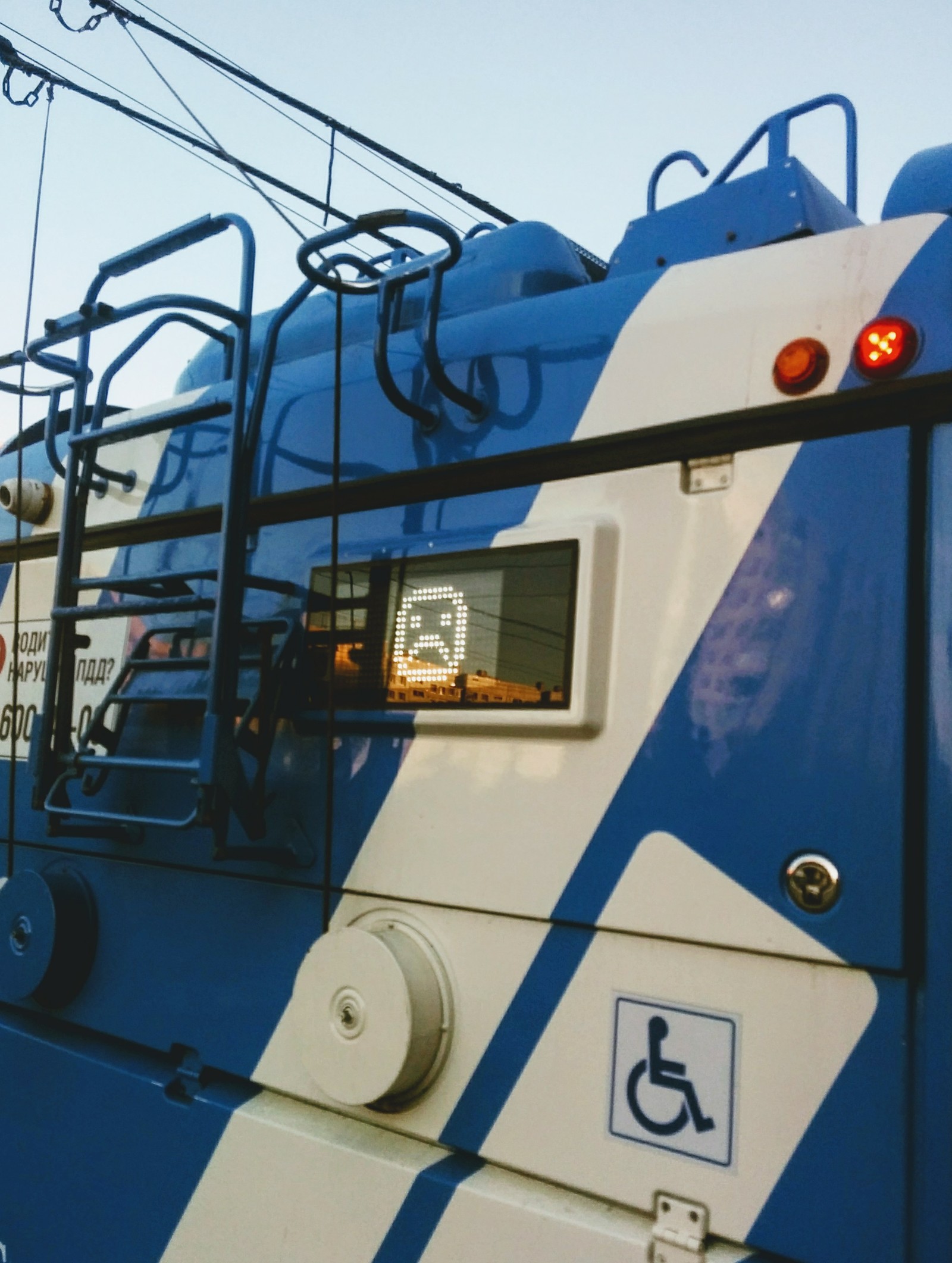 trolley - My, Trolleybus, Saint Petersburg, Sadness