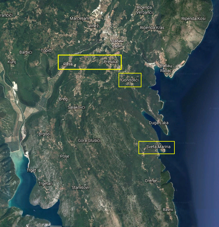 Гондоличи, Презика и Света Марина в Хорватии - Моё, Хорватия, Наша раша, Истра, Крк, География, Длиннопост