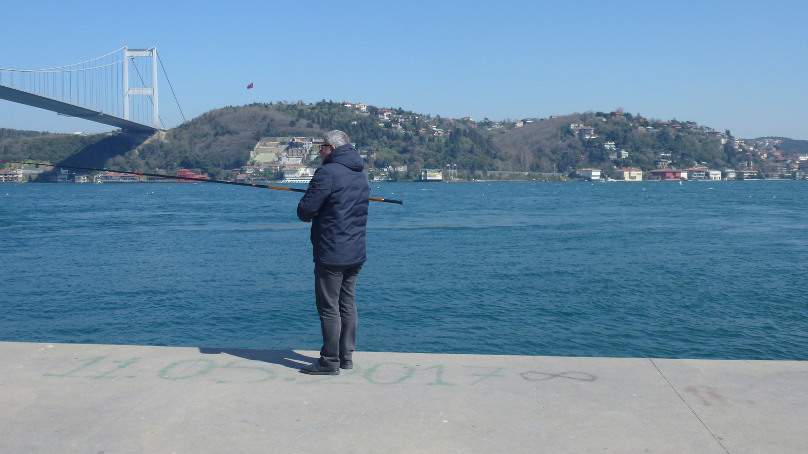 Bridge over the Bosphorus in Istanbul - My, , Istanbul, Bosphorus, Video, Longpost, Bridge