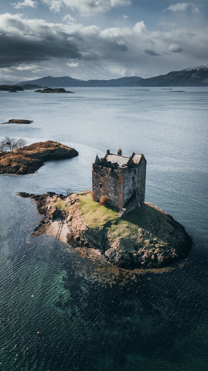 Castle Stalker, Scotland - Lock, Scotland, Longpost