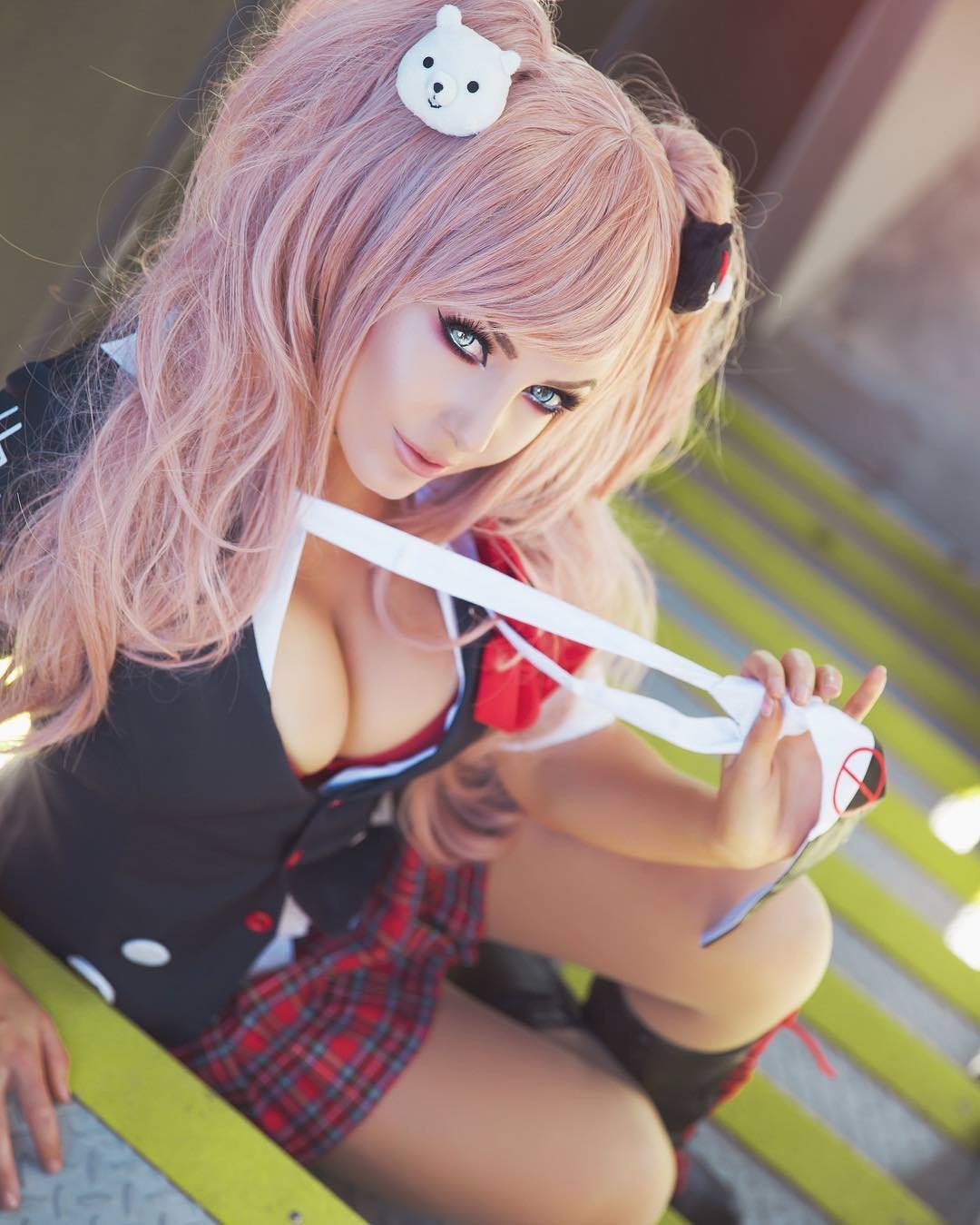 Junko Enoshima by Jessica Nigri - Косплей, Девушки, Аниме, Junko Enoshima, Danganronpa, Jessica Nigri, Длиннопост