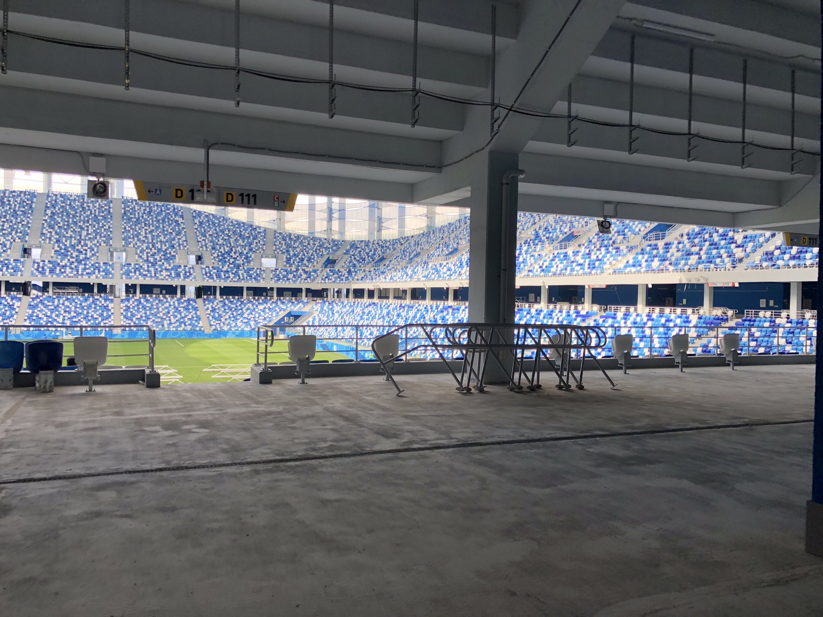 Nizhny Novgorod Stadium (before the start of the matches, or after) Do not judge strictly, I just decided to share it. I will write a comment for the cons. - My, Stadium, Nizhny Novgorod, Soccer World Cup, Longpost