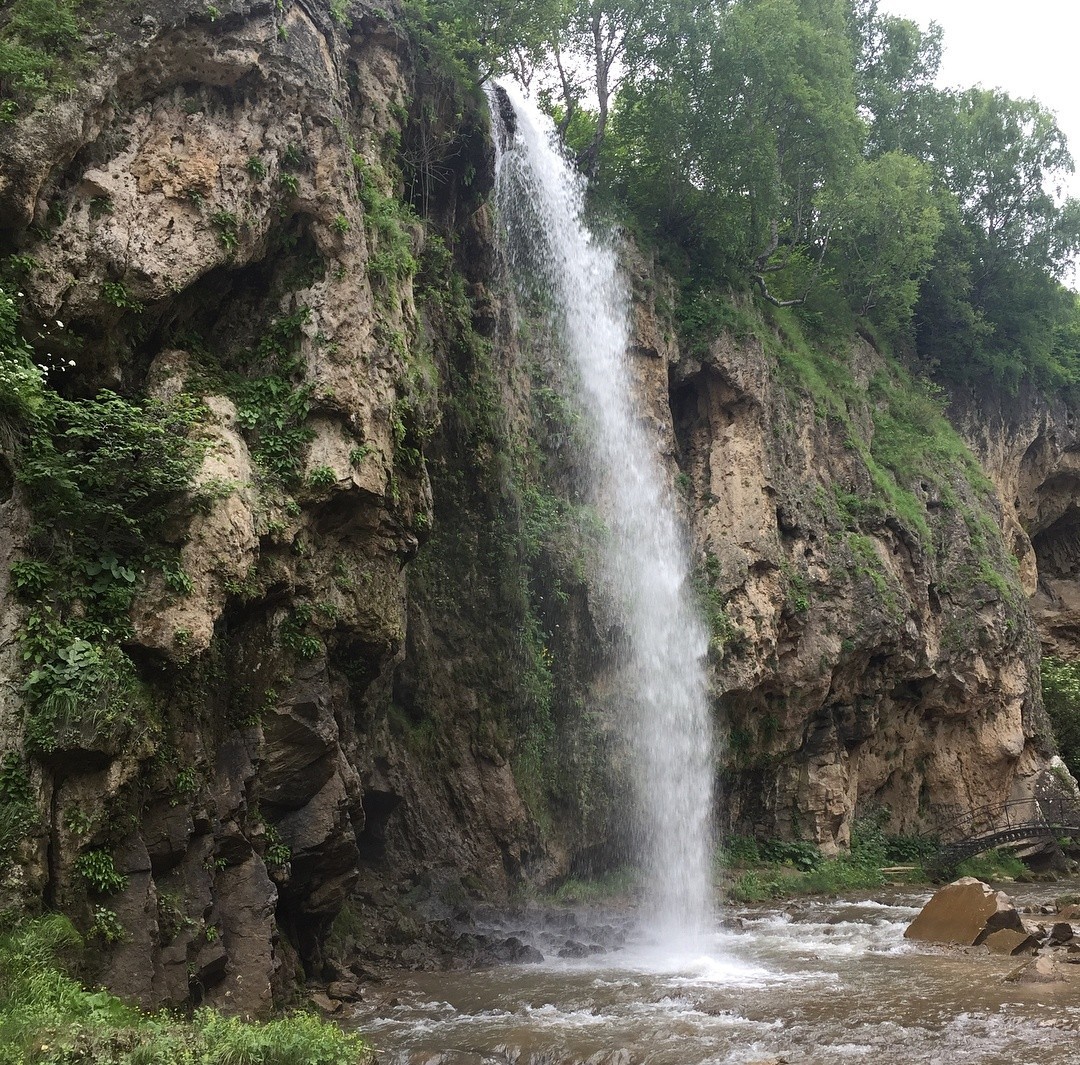 Honey waterfalls (Karachay-Cherkessia) - My, , beauty of nature, Longpost