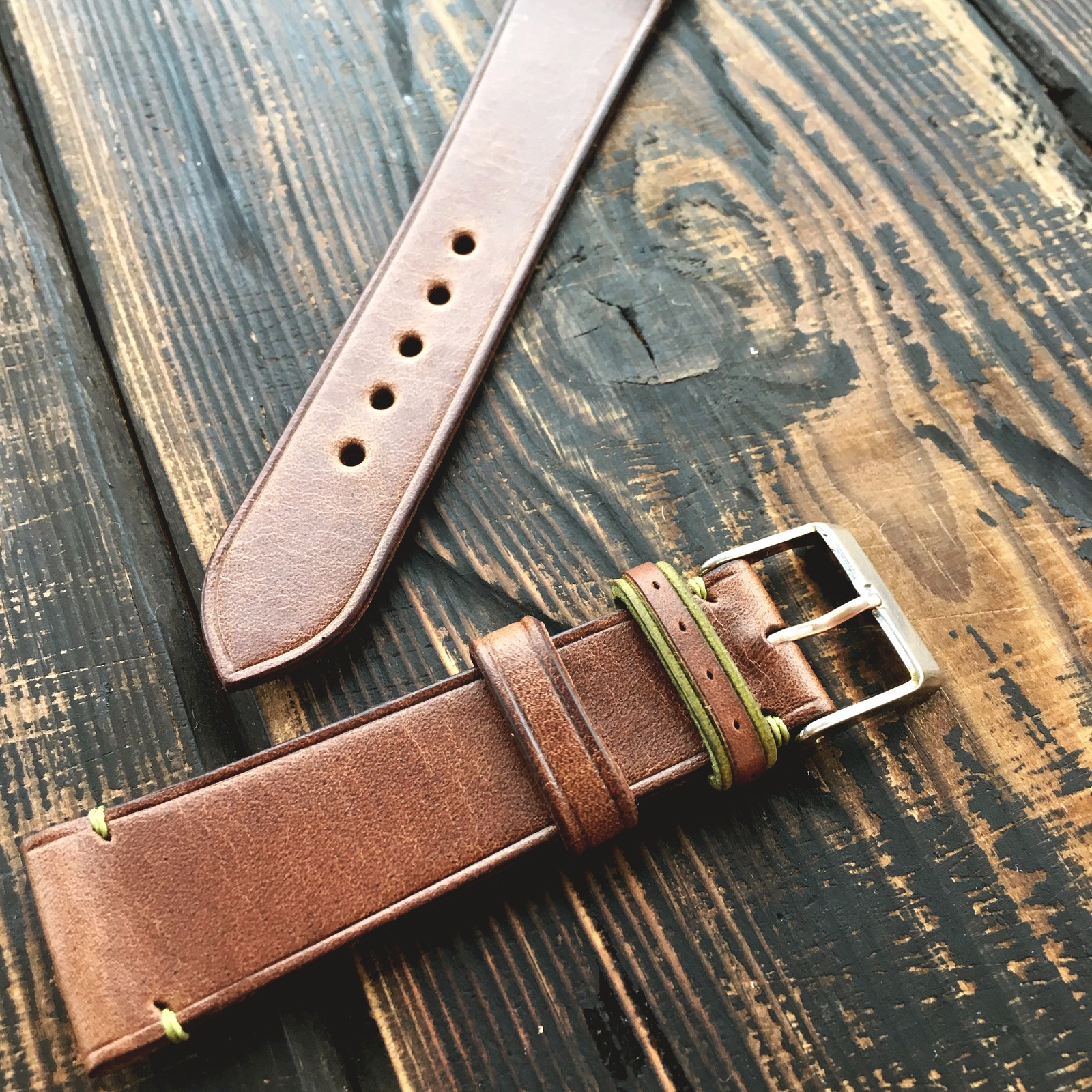 Watch straps part 2. Announcement of the topic Processing of edges - My, Leather craft, Strap, Leather products, Natural leather, Longpost