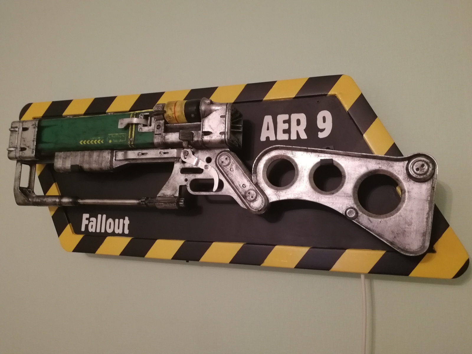 AER-9 Laser Rifle из fallout 3 - Моё, Fallout, Крафт, Своими руками, Лазерное оружие, Длиннопост, Рукоделие без процесса