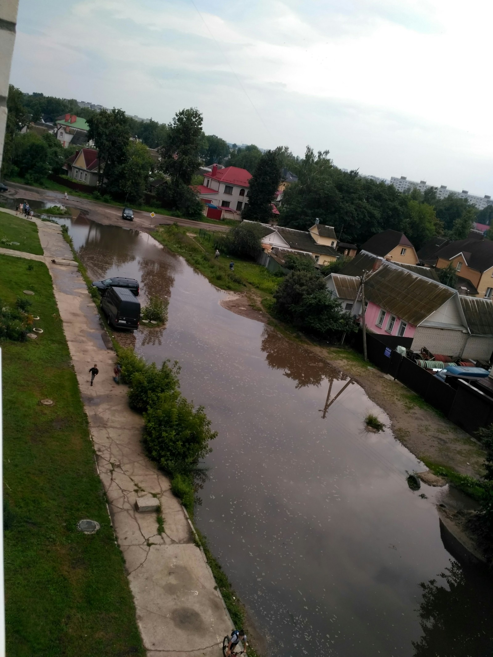 Океан под окном или как Дед **дак решил строить дом - Вода, Дождь, Россия, Проблема, Длиннопост