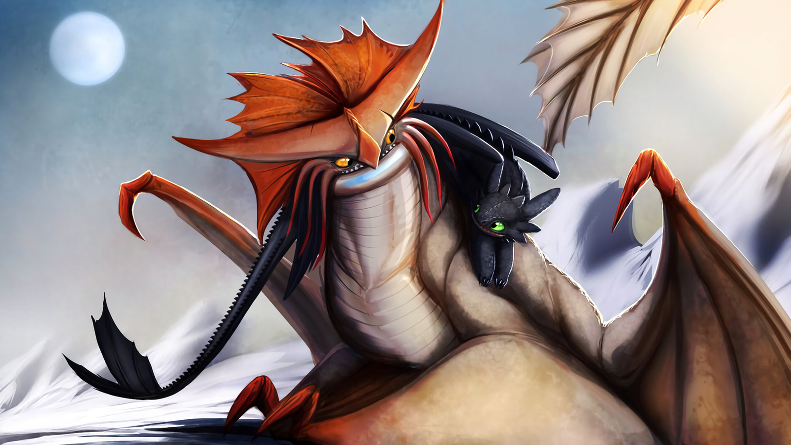 best scarf - Art, How to train your dragon, Thunderbird, Toothless, The Dragon