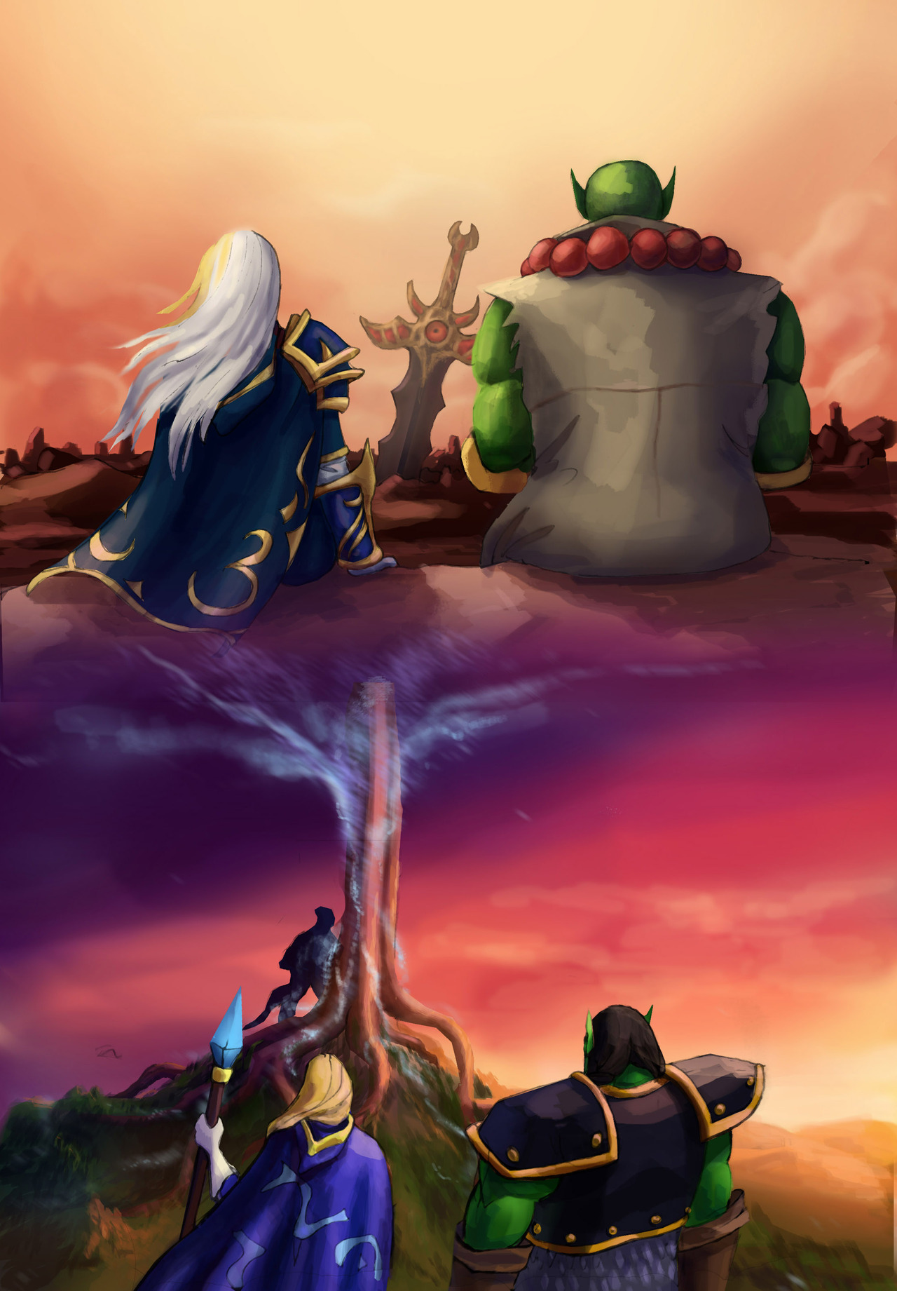 How much you've been through... - Wow, World of warcraft, Warcraft, Blizzard, Game art, Creation