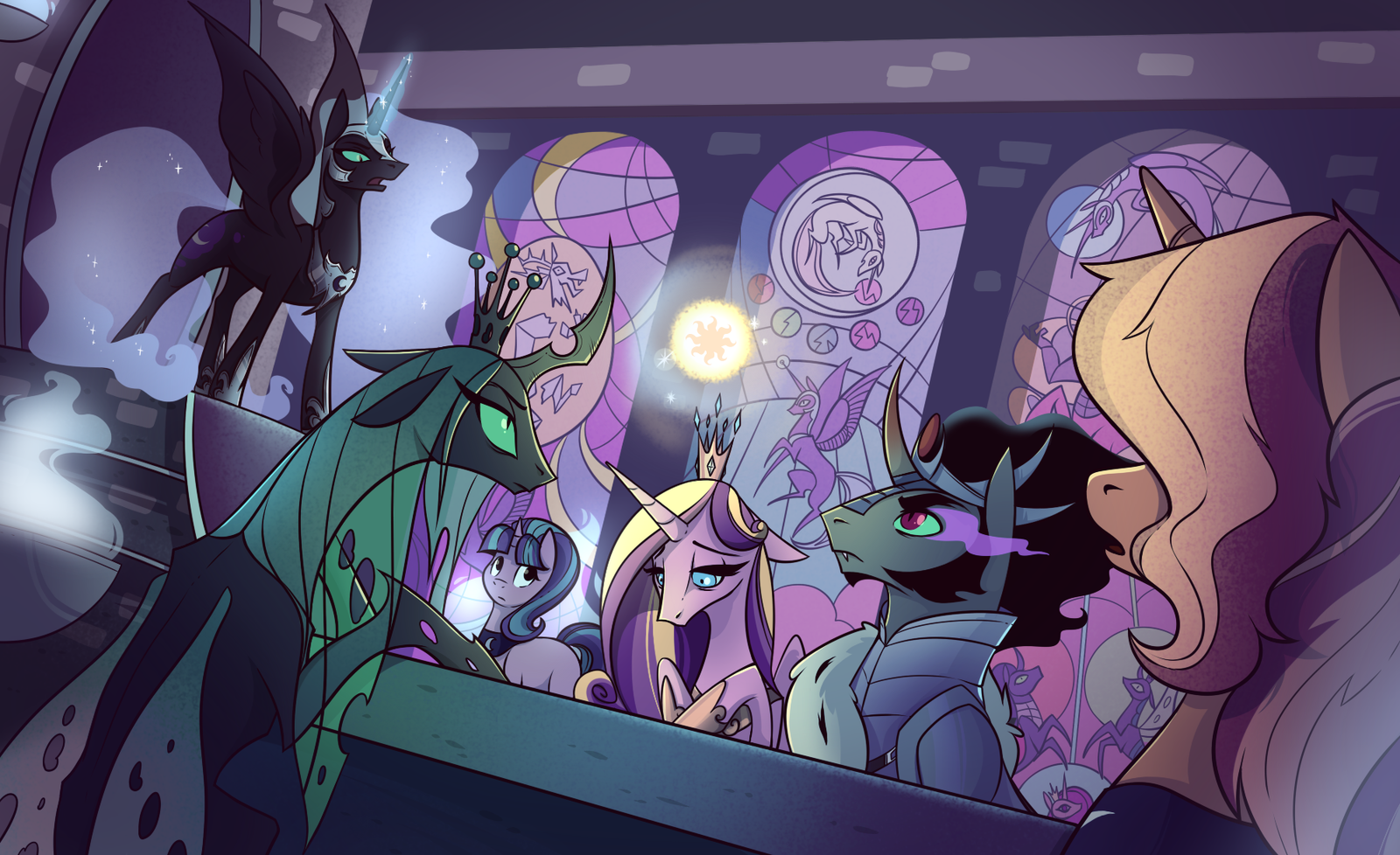 Almost the entire company is in the collection. - My little pony, Starlight Glimmer, King sombra, Queen chrysalis, Sunset shimmer, Nightmare moon, 28gooddays
