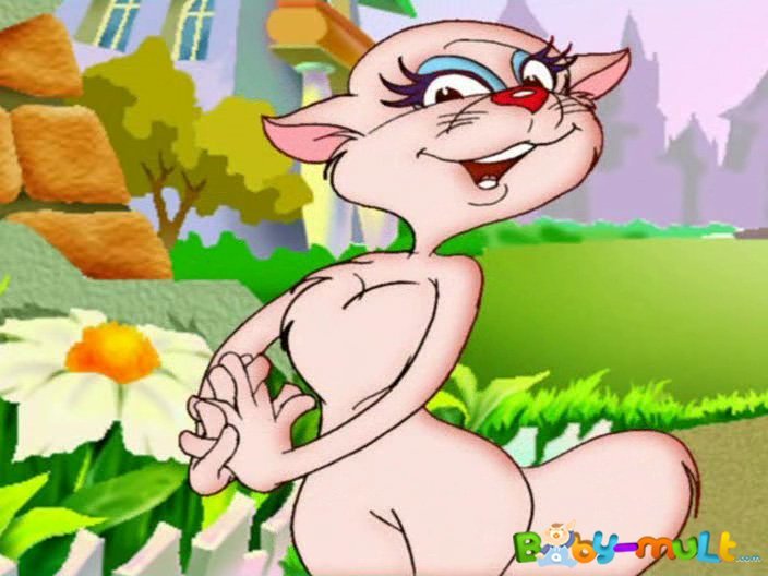 Oru! A frame from a cartoon for children 0+. - Vulgarity, Boobs, cat, , Humor, Top, Popular, Cartoons