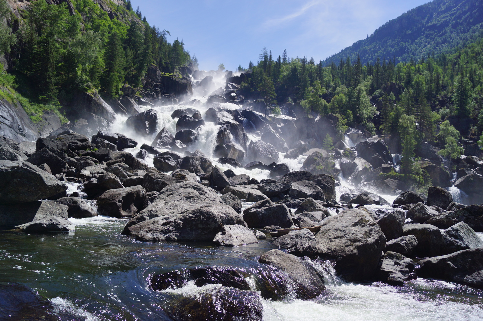 Gorny Altai with a small child. - My, Mountain Altai, Travel across Russia, Family, Vacation, Nature, , Stone mushrooms, Waterfall, Longpost, Altai Republic