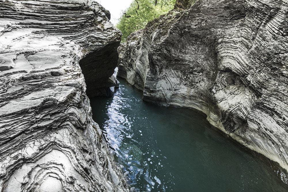 Sakhray river canyon - My, The photo, River, The mountains, Canyon, Republic of Adygea