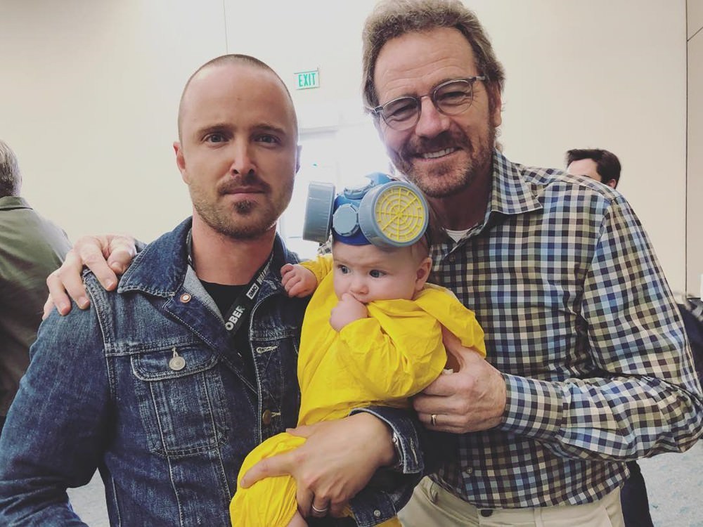 Breaking Dad - The photo, Breaking Bad, Children, Brian Cranston, Aaron Paul