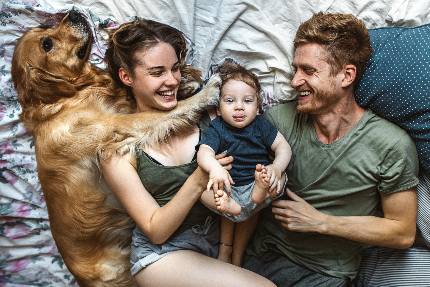 When the house is always warm and cozy. - My, My, The photo, Family photo, Golden retriever, Family, Photographer, PHOTOSESSION, Longpost