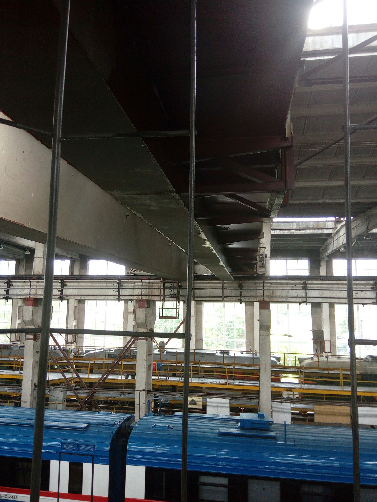 And again at its height. - My, Work, Tap, Overhead crane, Repair of equipment, Longpost